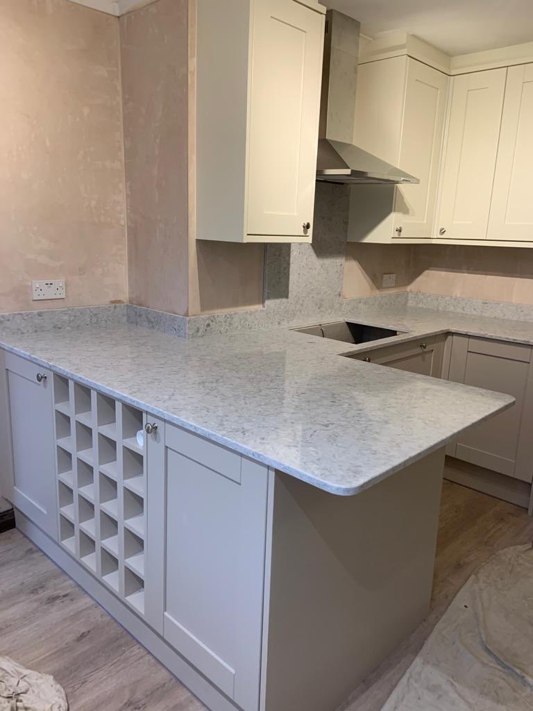 StadiumStone1's tweet photo. CRL Atlantic Gris 20mm thickness installed today at Wingate #quartz #quartzcountertops #quartzworktops #quartzbreakfastbar #quartkitchen #quartzkitchencountertops @CRLstone https://t.co/AvOxsuNTSK