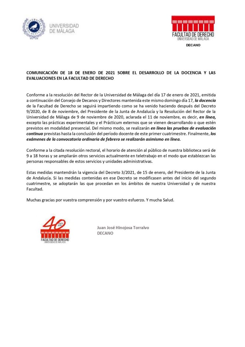 Foro Derecho y Criminología tweet media