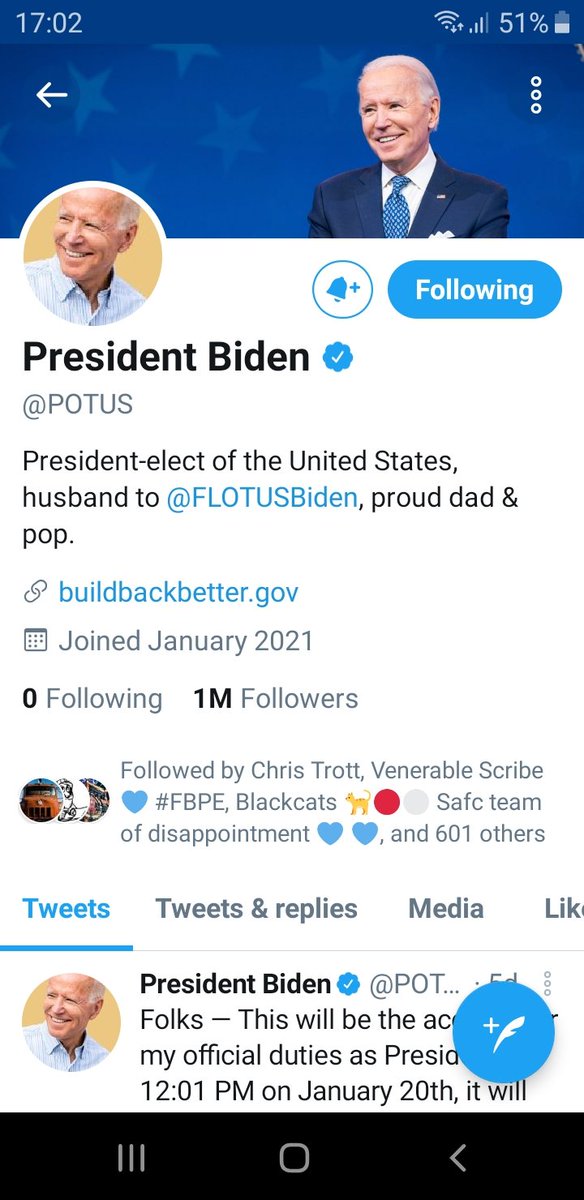 PhilMyers53's tweet photo. A POTUS we can follow! https://t.co/fWwnNfqHGZ