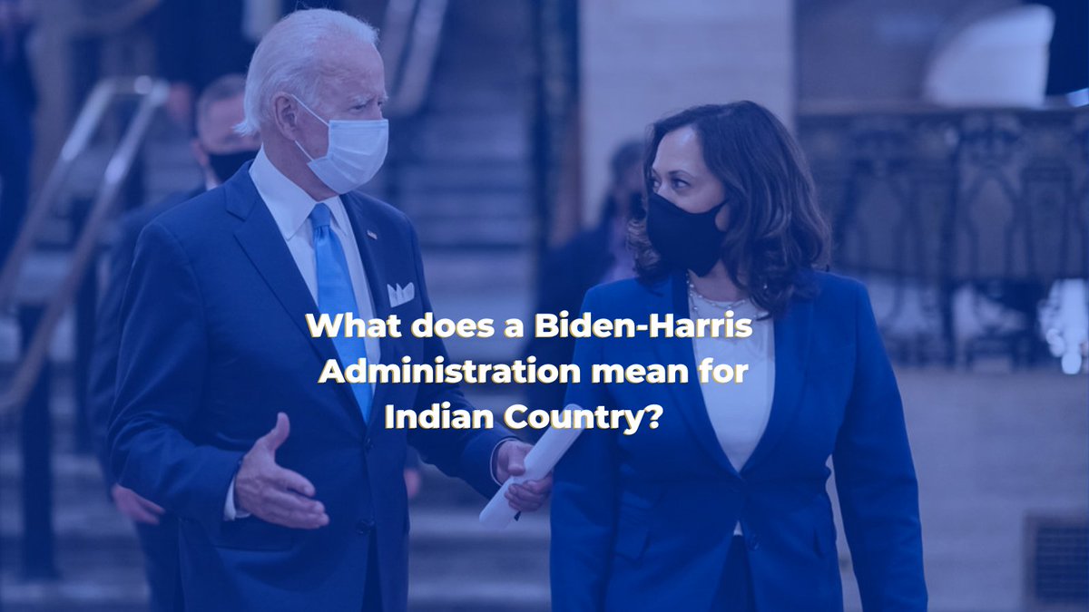 A THREAD: Today’s  #InaugurationDay  . What does a  @JoeBiden  @KamalaHarris presidency mean for Indian Country?