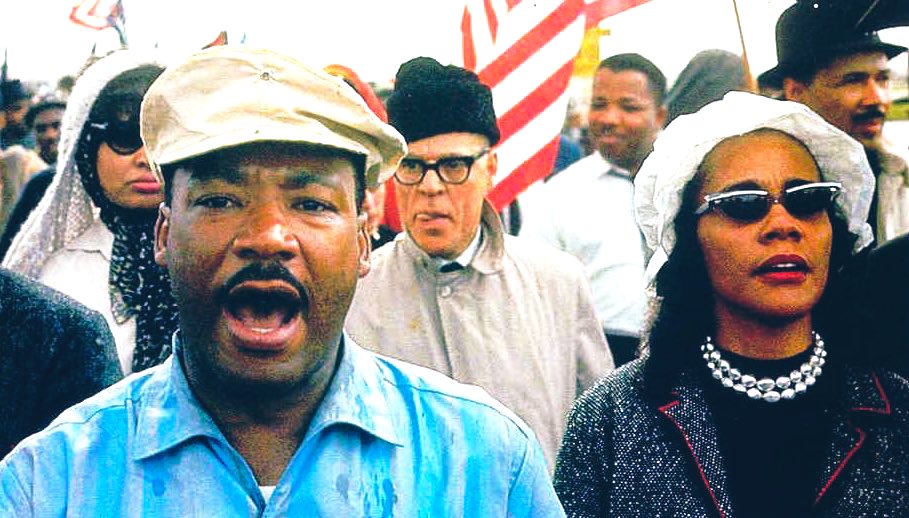 TheKingCenter's tweet photo. “In the #BelovedCommunity, caring and compassion drive political policies that support the worldwide elimination of poverty and hunger and all forms of bigotry and violence.” 

~#CorettaScottKing 

#DoJustice #NotOneOfUs #AllOfUs #UrgencyOfCreatingTheBelovedCommunity https://t.co/3KkQ8UTlG3