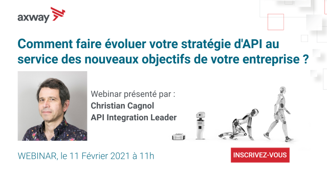 pbaudin's tweet photo. Comment faire évoluer votre stratégie d'API au service des nouveaux objectifs de votre entreprise ? Participez au #Webinar @Axway du 11 Février 2021 à 11h, animé par Christian Cagnol. #API #DIGITALTRANSFORMATION #PLATFORM https://t.co/MW9AwZf8B2 https://t.co/dztHh1F1Gy