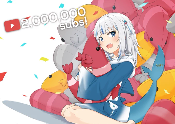 Congratulations on 2 million subscribers!?
#gawrt 