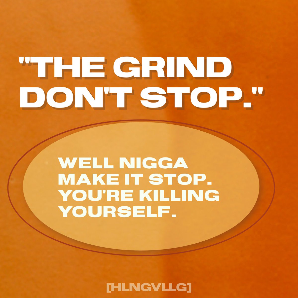 healingvllg's tweet photo. Don't kill yourself for a bag. #healing https://t.co/PA3wwU16VQ