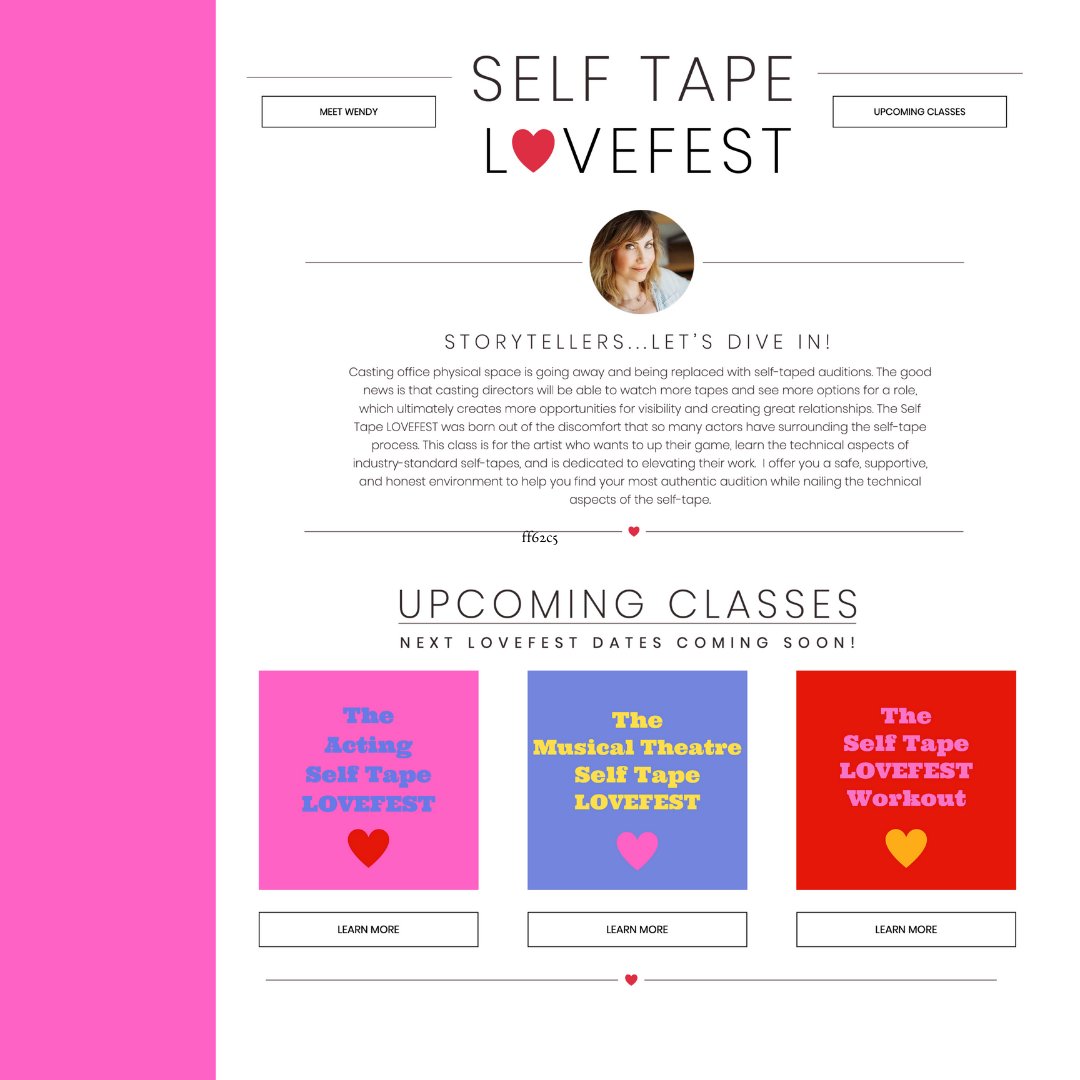 sf_solutions_'s tweet photo. Check out @wendy_rosoff and her new offerings for performers @selftapelovefest. Sign up TODAY and change your attitude towards self-tapes FOREVER. Book that dream role people! https://t.co/wKKvfdkv0s. https://t.co/UjN5LS6Jgh