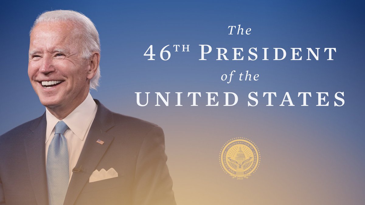 Joe Biden is the President of the United States.

#InaugurationDay