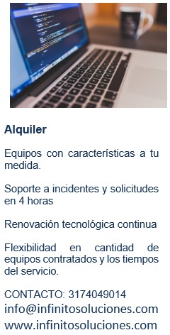 InfinitySas's tweet photo. Alquiler de Equipos de Computo

#alquilerequiposdecomputo  #alquilerdeequipos https://t.co/d36J9dZ2VD