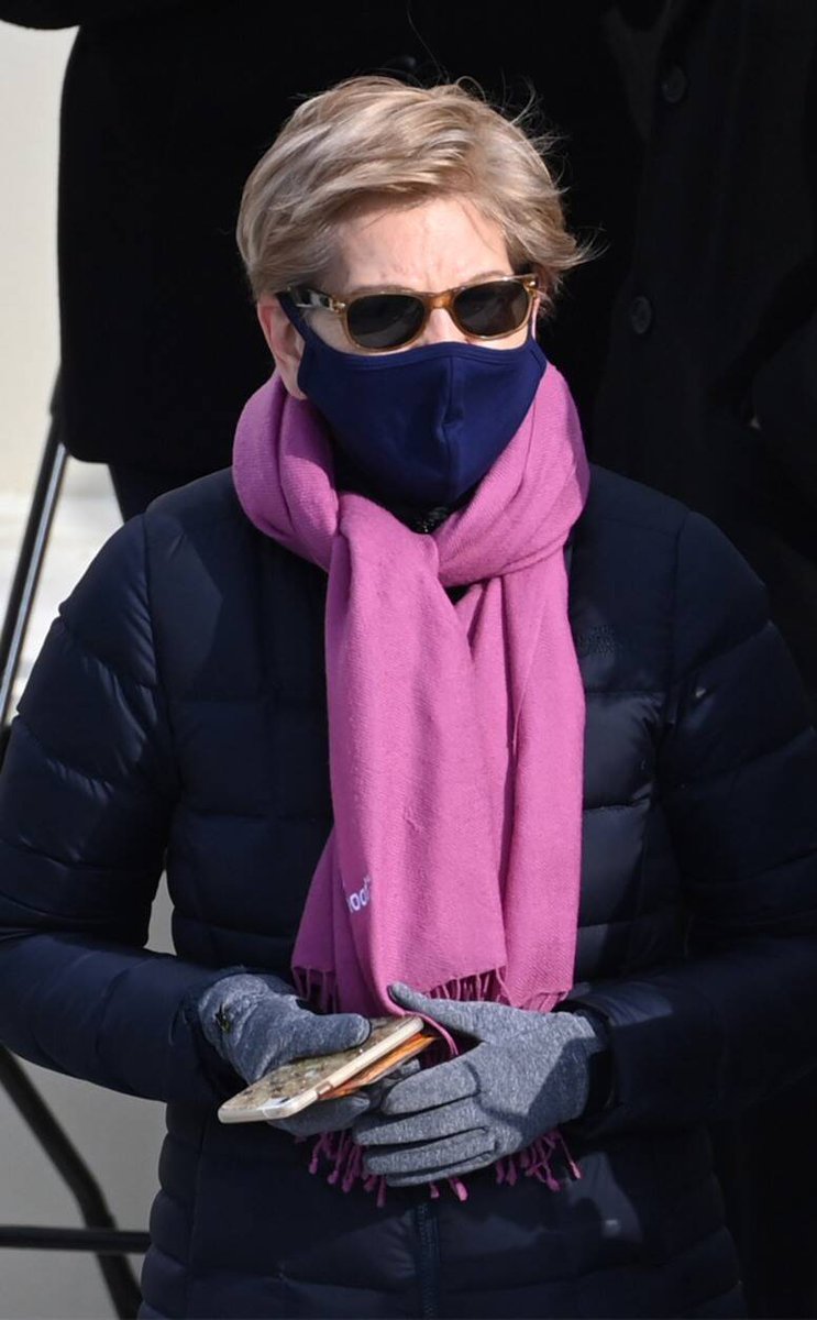 Elizabeth Warren as pink and blue Tourmaline