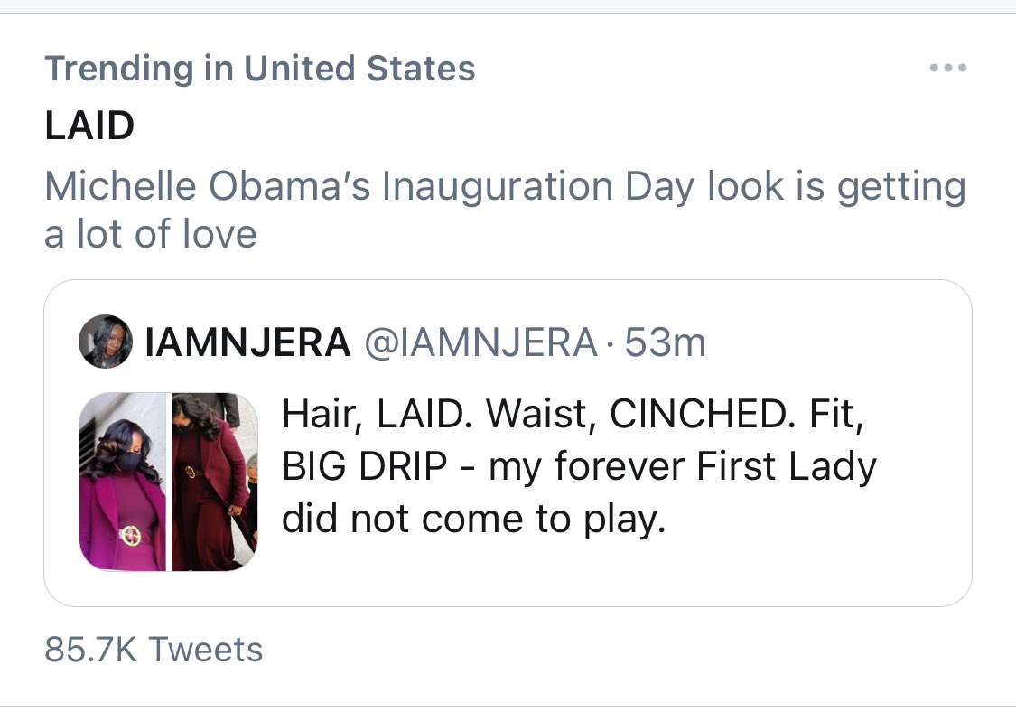 JasmynBeKnowing's tweet photo. The fact that LAID is trending. 
I love us 😂😂. https://t.co/zhuz9lXFKX