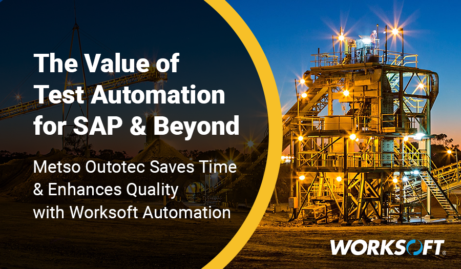 WorksoftInc's tweet photo. “From the SAP side, there is nothing better than Worksoft Certify." Read how Metso Outotec uses @WorksoftInc automation to accelerate testing for 500+ E2E processes with 90,000+ steps spanning SAP and non-SAP applications. https://t.co/0007O3Hss3
#TestSAP #bestSAP #Automation https://t.co/eZ6iRsXmOI