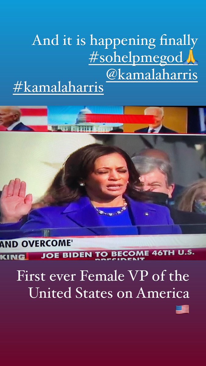 haanssa's tweet photo. And yes 👍.... to first ever #female #VicePresidentHarris 
#timeischanging 
To change ... #Democrat #usa #AmericaOrTrump https://t.co/Xv9IZeCKRi