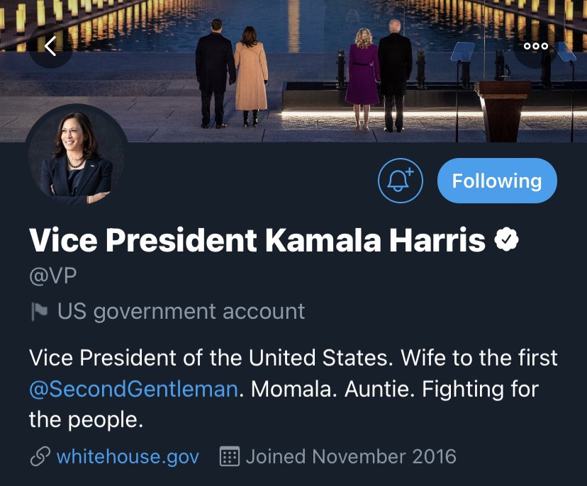 Alexiane89's tweet photo. 🙌🏼🙌🏼🙌🏼 #InaugurationDay #MrsVicePresident #Inauguration2021 #KamalaHarris https://t.co/Q6SbbkPKL9