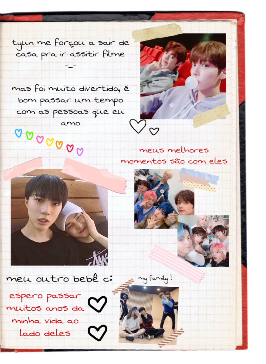 choivers's tweet photo. – pov: você achou o diário do #yeonjun https://t.co/PiVT2Q9Whd
