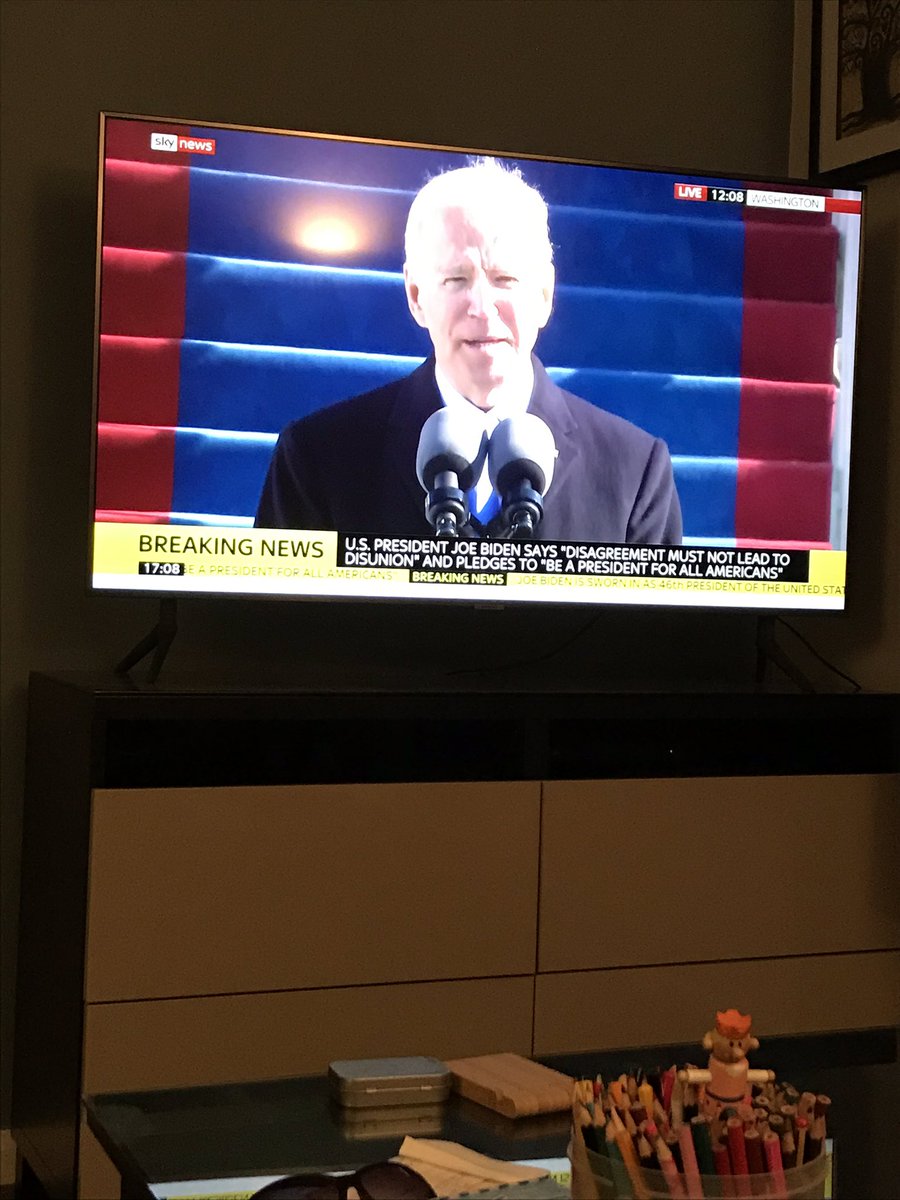 Bit more sense being spoken in Washington today...#BidenHarrisInauguration #leadership