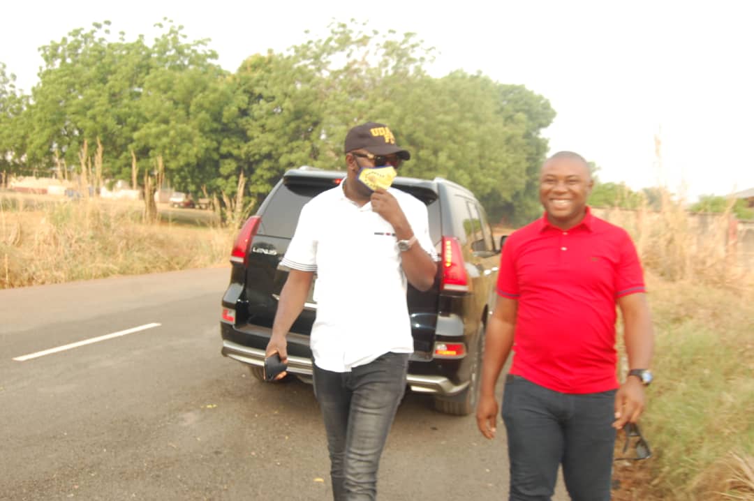 UdalaFCU's tweet photo. Our president, High Chief Udala arriving the training ground earlier today alongside GM Henry Chinye. 
The preparations for the new season is up and running. 
#ShineTheLight https://t.co/WbN4SEnJ49