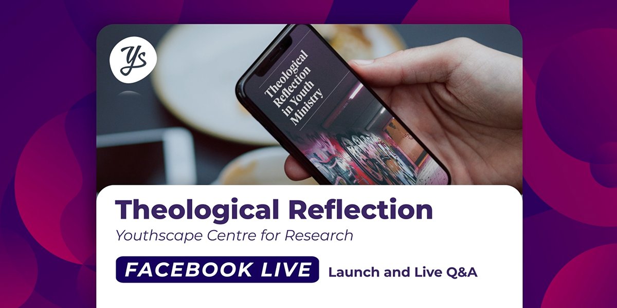 Youthscape's tweet photo. Youth worker? Interested in research? Put this date in your diaries...
On Monday 25th Jan, we are launching our "Theological Reflection in Youth Ministry" research. Tune into our Facebook page at 11am to hear some key findings from @DrPhoebeHill, then a live Q&A. Don't miss it! https://t.co/ObLyWgM7ln