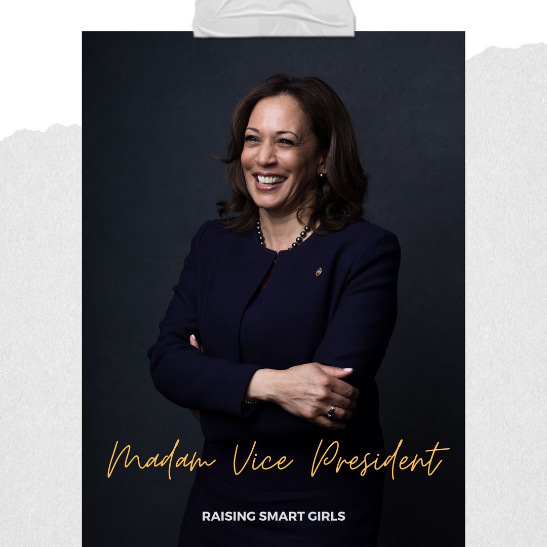 Madam Vice President. Women's History. Black History. American History. What a day for all of us and our smart girls to witness.

#BidenHarris #KamalaHarris #Inauguration21 #SoMuchHistory #Representation