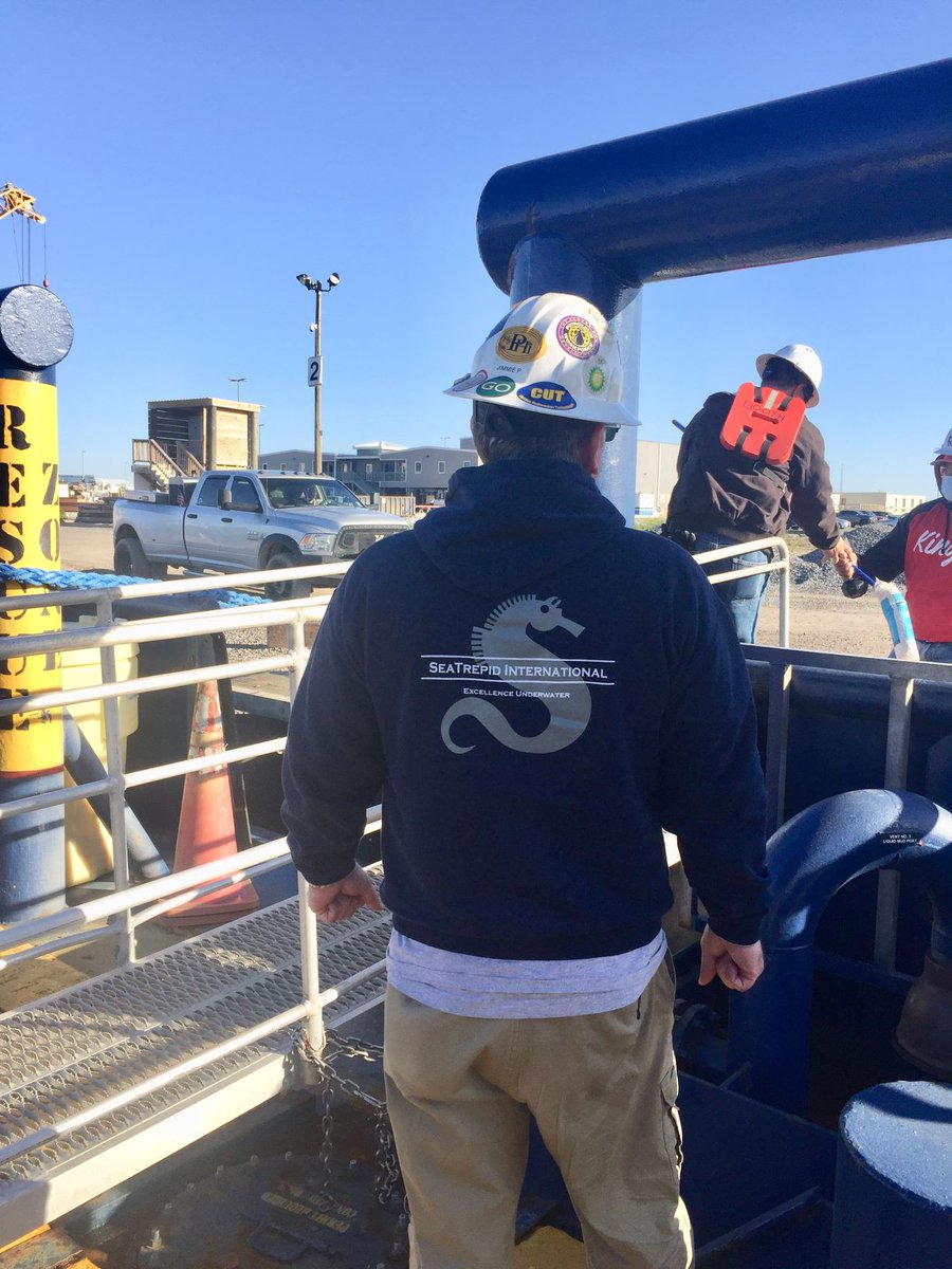 seatrepid's tweet photo. We're working in this beautiful January weather out in the Gulf of Mexico. https://t.co/gvHeckS448