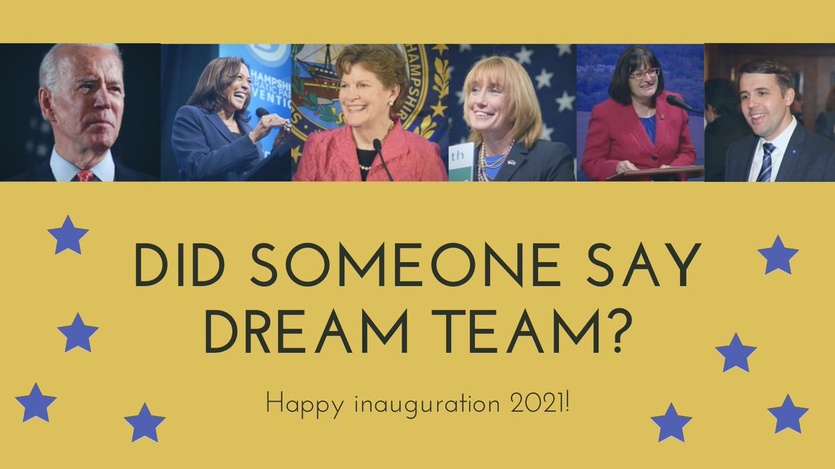 NHDems's tweet image. Happy Inauguration Day!

#NHPolitics