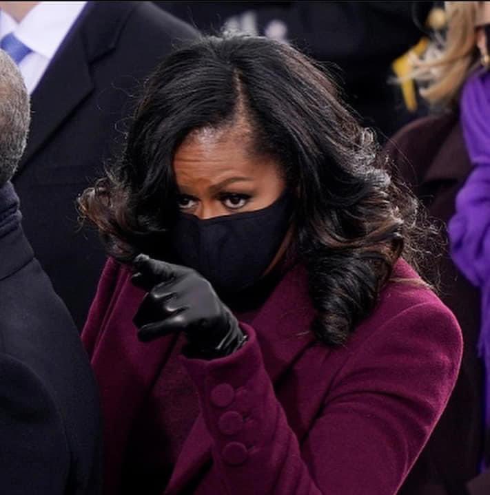 Michelle Obama reaction to Kamala Harris 🔥🔥👏🏾👏🏾😍 #queenshit #Inauguration2021