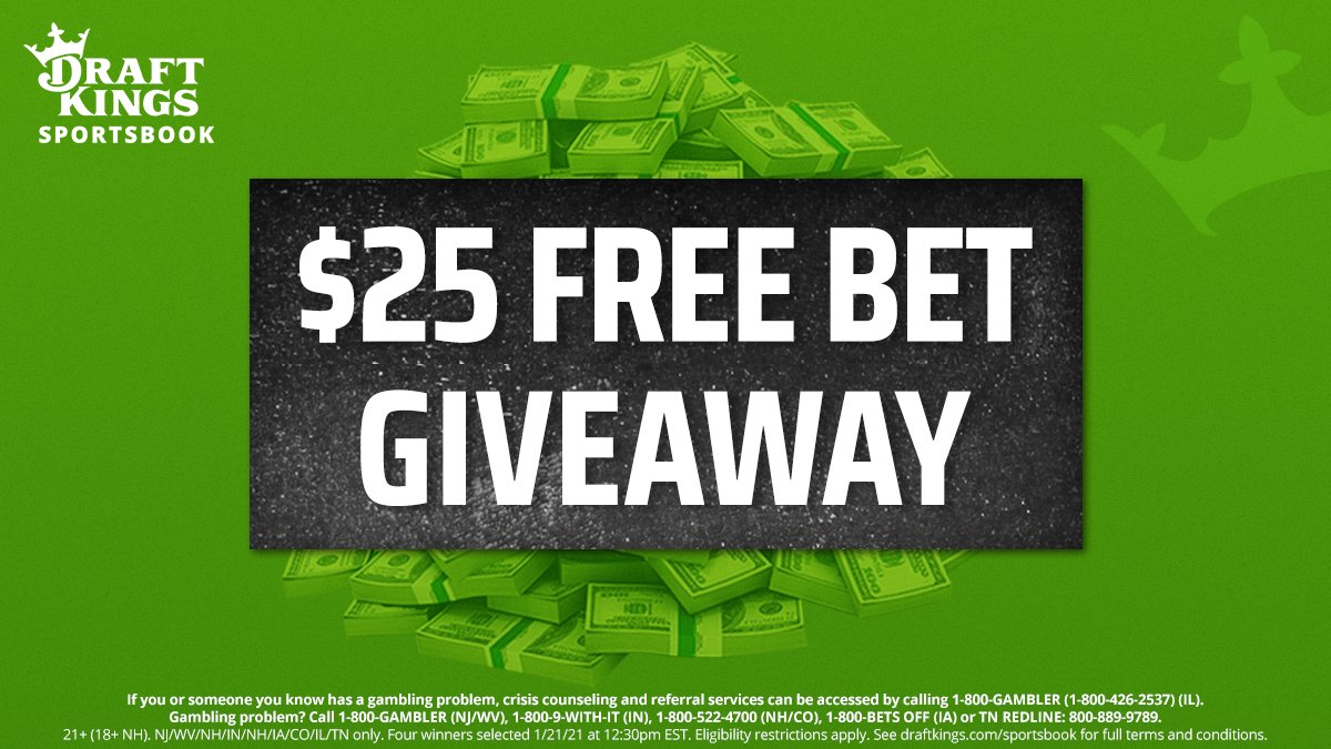 🚨 FREE BET GIVEAWAY 🚨

Time to get ready for Championship Weekend! 

TO ENTER:
1️⃣  RETWEET
2️⃣  FOLLOW 
3️⃣  RESPOND with your Super Bowl matchup prediction

Ends 1/21 at 12:30 p.m. ET.
T&amp;Cs: bit.ly/391lFmk