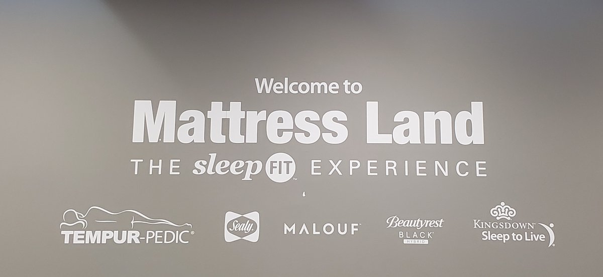 A vinyl decal our team installed for Mattress Land a couple of days ago! #decal #fastsigns #Mattressland