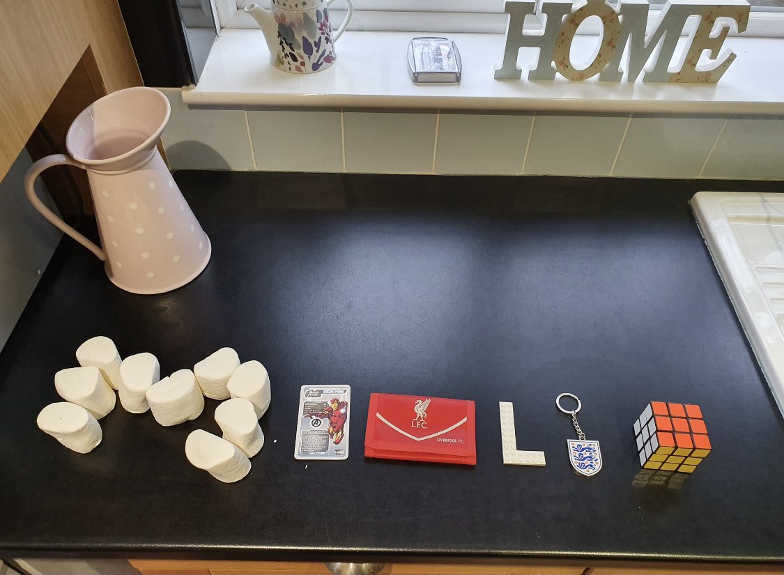MillerRba's tweet photo. The pupils were asked to create a collage at home of items representing the letters of MILLER. Some fantastic ideas. 🙌🏽 Well done all! Here’s a selection, more up tomorrow. #schooldays #RBAcommunity https://t.co/KNd8JQ0nIe