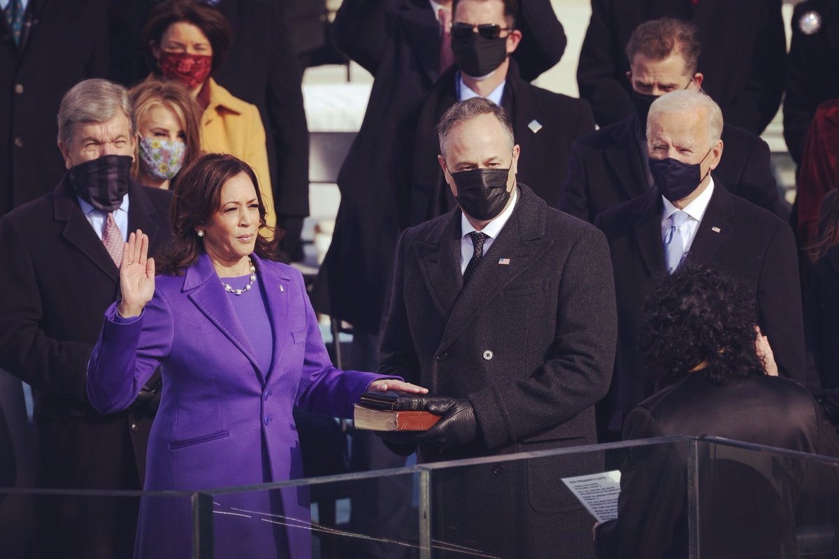 Madam Vice President Kamala Devi Harris 🇺🇸👏🏾

#twill 
#InaugurationDay 
#Inauguration2021