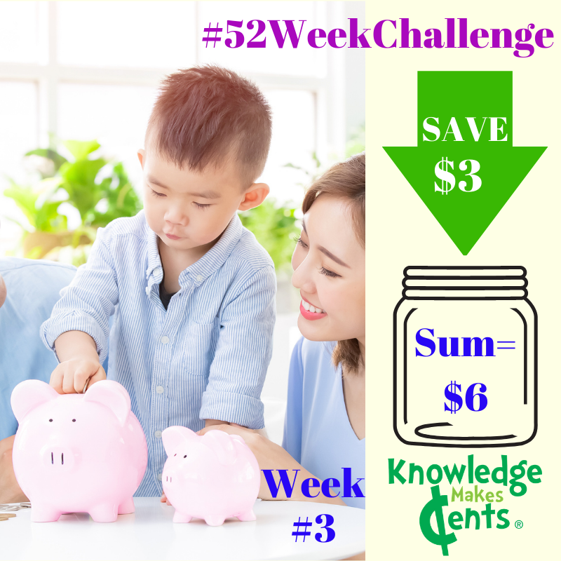 KMCents's tweet photo. Week #3: Jan. 18-24
Get your kids to help with the #52WeekChallenge and it’ll help them form a life-long #HabitOfSaving
#FutureMillionaire #MoneyGenius #FinancialSuccessAcademyForKids #FUNancialLearning #TeachKidsToSave #GoodMoneyHabits #SpendLessSaveMore #SlowAndSteadySaving https://t.co/pxHEzhXksh
