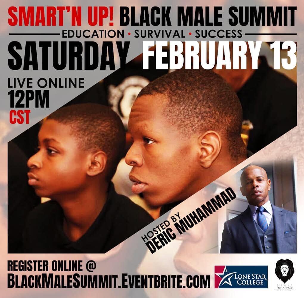 DericMuhammad's tweet photo. “A wise son makes a glad father, but a foolish child is the heaviness of his mother.”

Proverbs 15:20 
(Registration Link in bio)
#SmartnUP #BlackMaleSummit https://t.co/gXWD4ydOYV