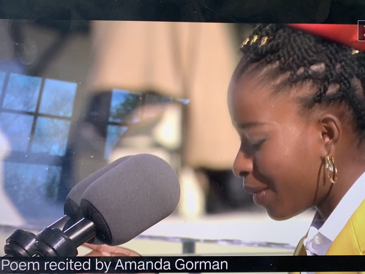 No words can match the words of @TheAmandaGorman — the inspiration, truth, struggle, power in the soaring poem she shared today. We will remember her and her message for generations to come.