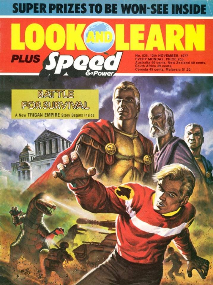 Alas the Trigan Empire finally fell in 1982, when Look And Learn finally ceased publication. It had lasted 17 years and almost 900 instalments.