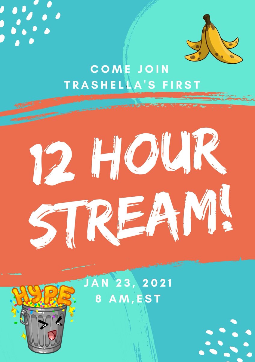 ⭐️ If you haven't already heard, guess who's doing her first 12 hour stream this week?! ⭐️

Make sure to swing by and join the party! 🎉 
We'll be playing a bunch of fun games! 

Hope to see you there! 😘

#twitch #twitchaffiliate #TwitchStreamers