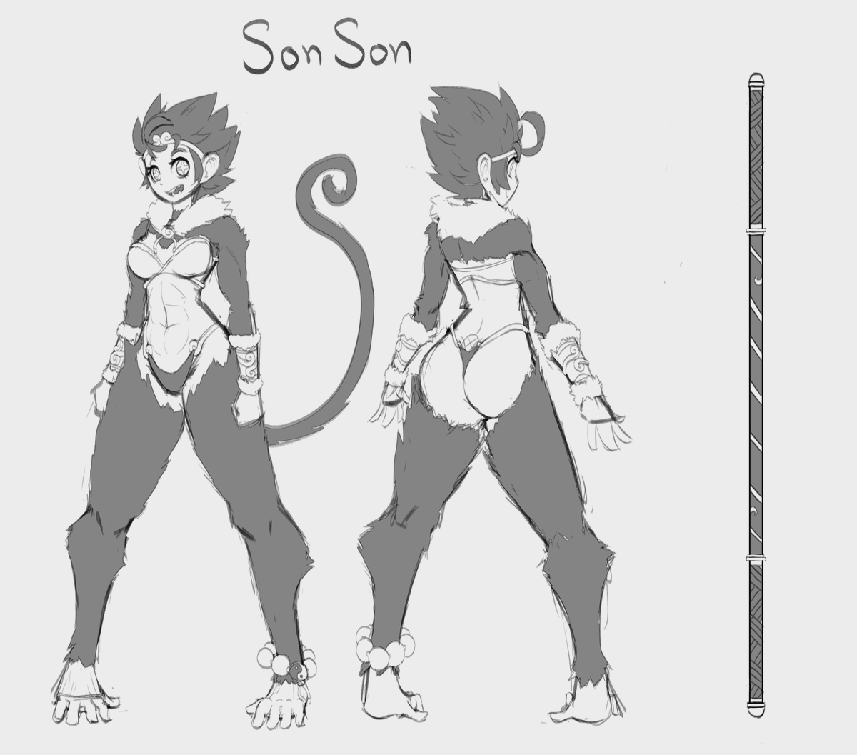 New OC, SonSon!Name is based off of SonSon from MvC2! 