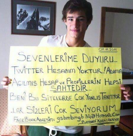 arkadaşlarım twitter hesabımı bulmuştur