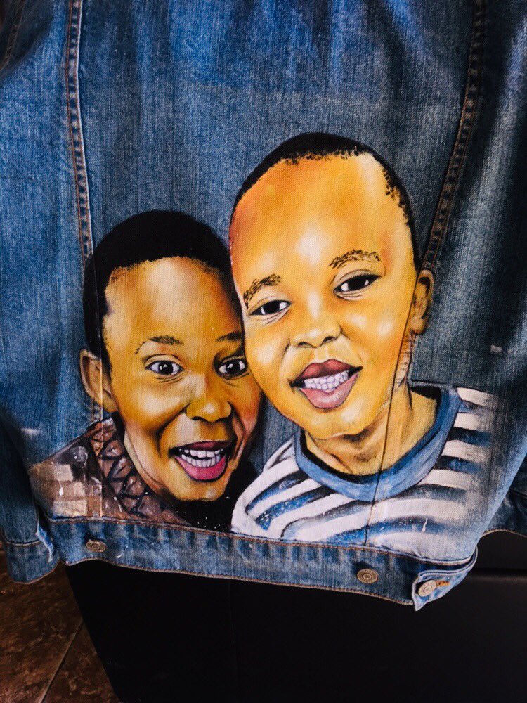luvo_khwehla's tweet photo. Customized Denim jacket for a client ❤️🔥
0643751336 for inquiry 
Pls RT
#denimjacket #denim #customized #customizedjacket #Somizi https://t.co/z0sXLVo6DK