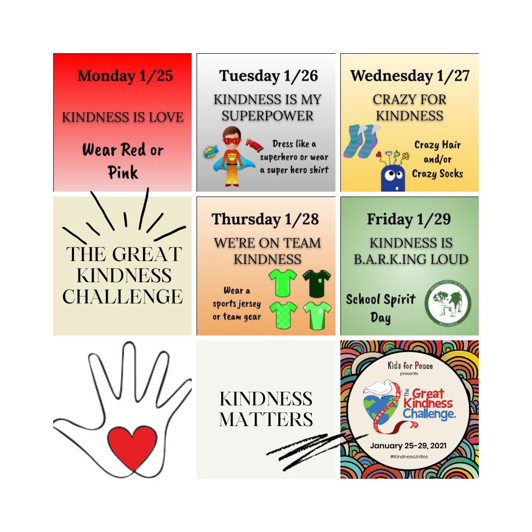 Mrs. Ackermann (@hazletcounselor) on Twitter photo On Monday 1/25 the 5th & 6th Grades will be kicking off The Great Kindness Challenge! Looking forward to spreading kindness and happiness around our school community and the Hazlet community! <a href="/BeersStreet/">Beers Street School</a> <a href="/CRSmustangs/">Cove Road School</a> #HazletProud #HazletSEL #kindnessmatters On Monday 1/25 the 5th & 6th Grades will be kicking off The Great Kindness Challenge! Looking forward to spreading kindness and happiness around our school community and the Hazlet community! <a href="/BeersStreet/">Beers Street School</a> <a href="/CRSmustangs/">Cove Road School</a> #HazletProud #HazletSEL #kindnessmatters