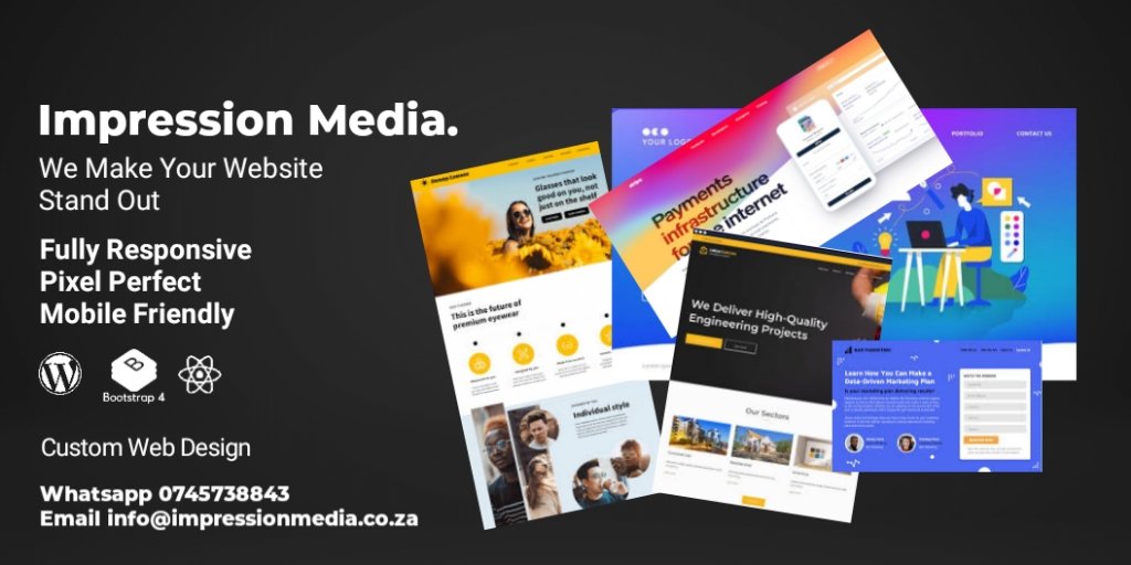 SFaiith's tweet photo. We will make your Web Marketing Perfect ππ½
SEO strategies , which maximize your website's potential, resulting in maximum online exposure. We drive traffic and customers to your site.
Packages from R350 π―
Visit : https://t.co/aENqQkSSPr
DM : @im_media_
#ImpressionMedia https://t.co/eKIKQmxtkW