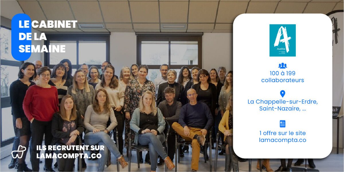 [À vos CVs 💪 ] 
Nous vous présentons aujourd'hui <a href="/Cabinet_Auditia/">Auditia</a>. Ils sont situés à La Chapelle-sur-Erdre, Saint-Nazaire, ... . Découvrez le cabinet sur Lamacompta 👇 
bit.ly/38oCYNy

#comptabilite #comptable #expertcomptable #expertisecomptable #cabinetcomptable