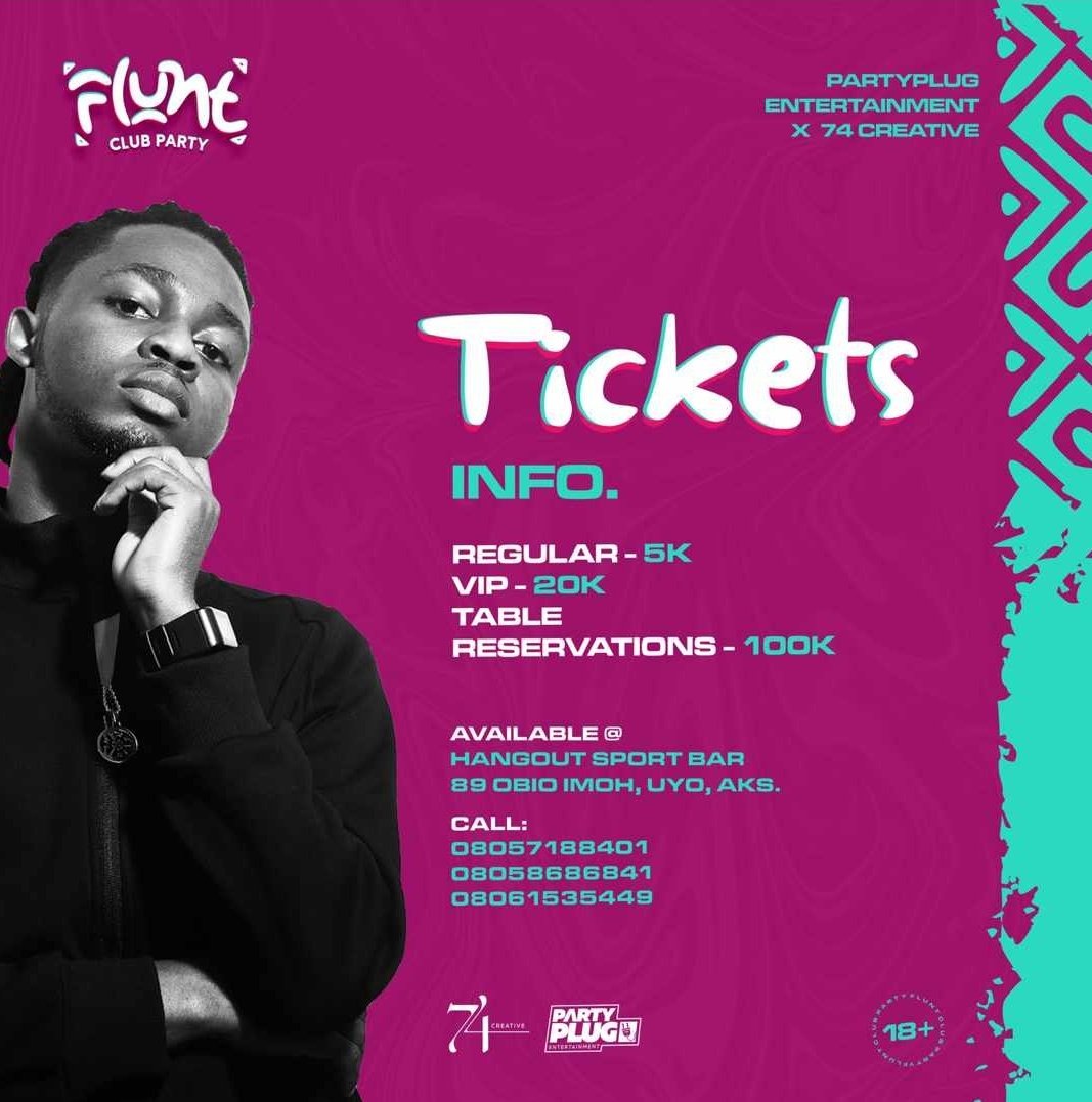 oteejoe's tweet photo. A Godly Club party is Loading in Uyo and na @74creative &amp; #partyplug dey Run am!
Catch @Omah_Lay  @iDanDizzy  @Badboytimz and several other artists live In Uyo.
#FluntIt https://t.co/c8nz1QDrA1