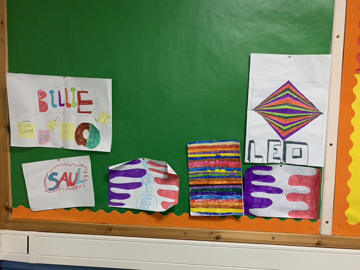 MorganSfL1's tweet photo. Some of the artwork that is being done in the ESA! Another absolutely brilliant day! Lots of work done on teams, a drizzly wander with PE then some games and art time this afternoon! 🏛📚🧑🏼🎨👨🏼🎨 #lockdown2021 #ESA #Art #supportforlearners #SupportforLearning https://t.co/dbZXnHqYqI