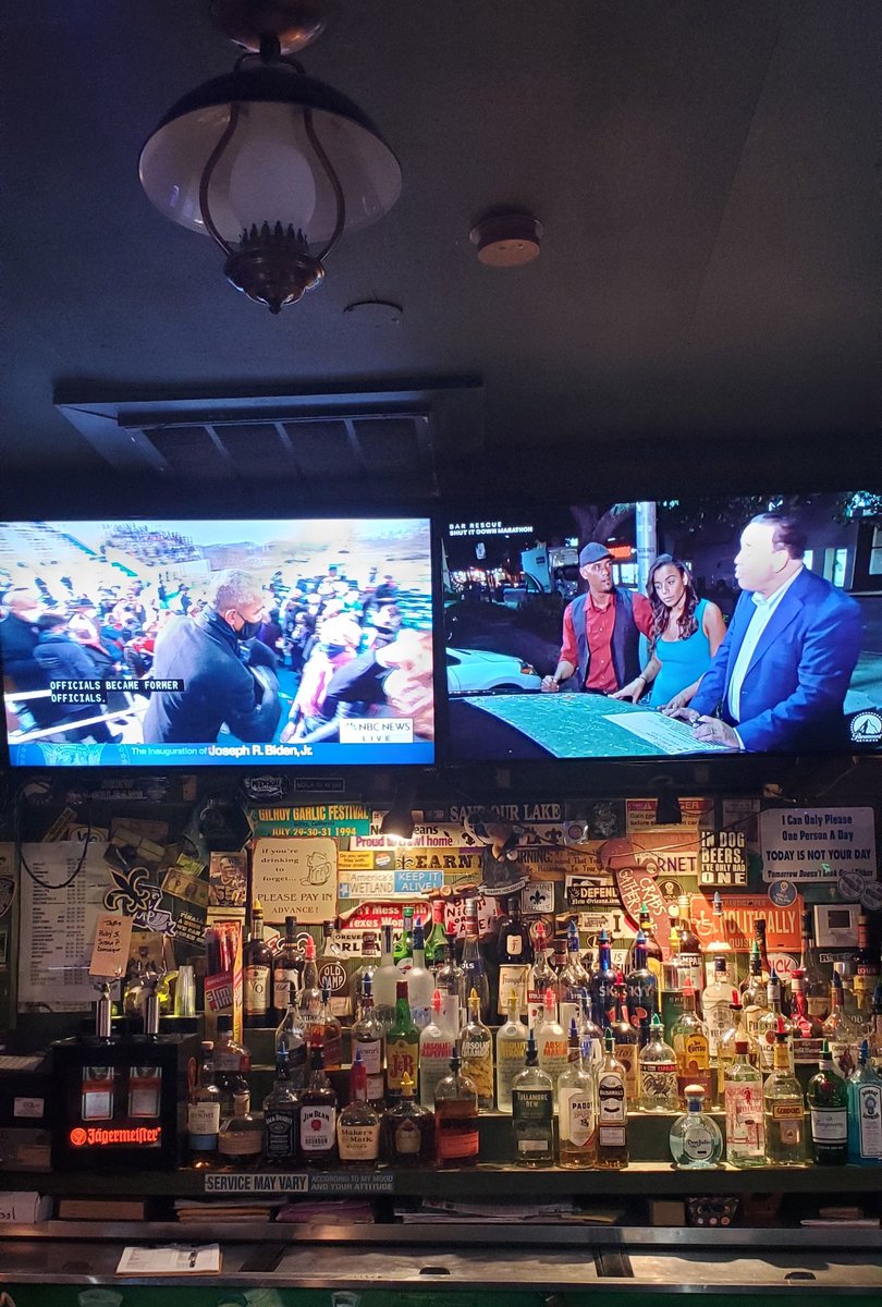 LadyNatrixNyc84's tweet photo. Watching America rescue and bar rescue... @MrRussellDavis @BarRescue #Inauguration2021 #InaugurationDay #wepartying #welive #nola https://t.co/UyfPVBNaoT