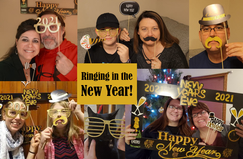 FESnonprofit's tweet photo. Our employees had some photo booth fun welcoming in 2021. How did you spend your New Year's Eve? #PhotoBooth #Family https://t.co/BvgC4CULXA