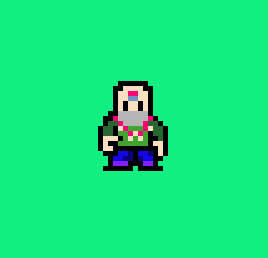 Nervanti's tweet photo. Baldur the Shopkeeper is interested in selling you his wares... If you got the cash, that is 💵 #pixelart #shop #cash #indiedev #indiegame #IndieGameDev #NorseHack https://t.co/KitaSgq2R1