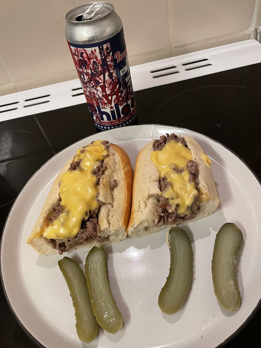 samkimber24's tweet photo. I now have an even greater appreciation for cheesesteak makers after trying my hand at a @passyunkavenue #LOVEBundle. It’s an art form to create them as good as they do! https://t.co/kE80Hgn8Y0