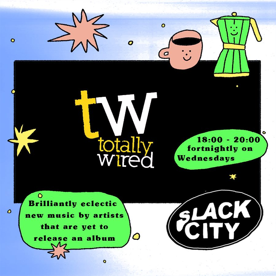 I'm on <a href="/slackcityradio/">Slack City</a> right about now until 8 with <a href="/TotallyWiredBTN/">Totally Wired</a>, playing tunes by <a href="/BullTheBand/">Bull</a>, <a href="/rainnbyrns/">Rainn Byrns</a>, <a href="/hihelloitsnancy/">Nancy</a>, <a href="/bobbiemusic/">BOBBIE JOHNSON</a>, <a href="/LibertyJordan_/">Liberty Jordan</a>, @averagejoestoke, <a href="/_LooseArticles/">Loose Articles</a>, <a href="/Love4thepeaches/">Love For The Peaches</a> &amp; <a href="/demon_strations/">Demonstrations</a>. 

Get involved... slackcity.org.uk