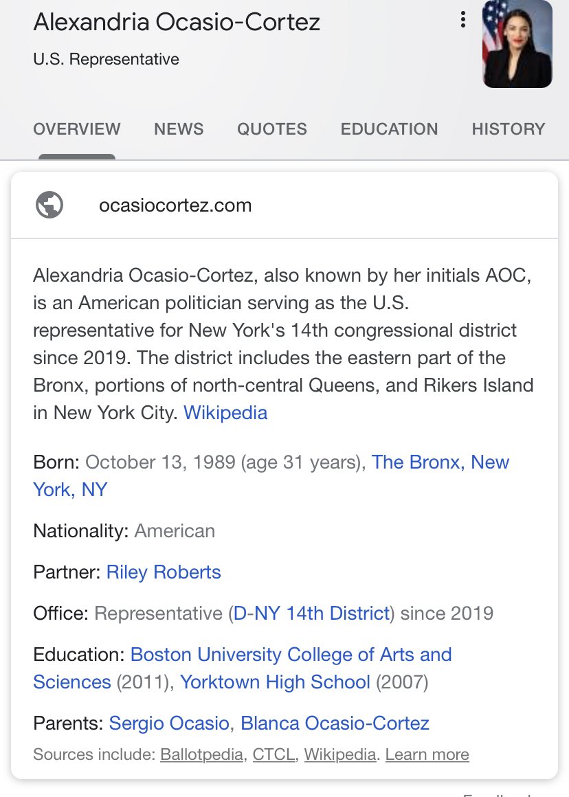 @NICOSHOLLAND Her full name is Alexandria Ocasio-Cortez! This is hers @AOC