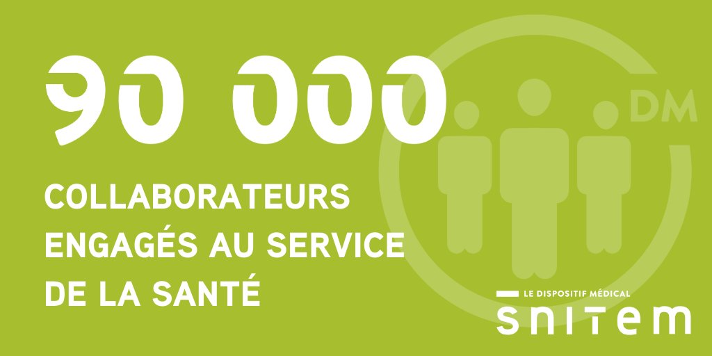 ➡️ 90 000 hommes et femmes sont là pour vous apporter le meilleur du #dispositifmedical ! 
#innovation #entreprises #sante