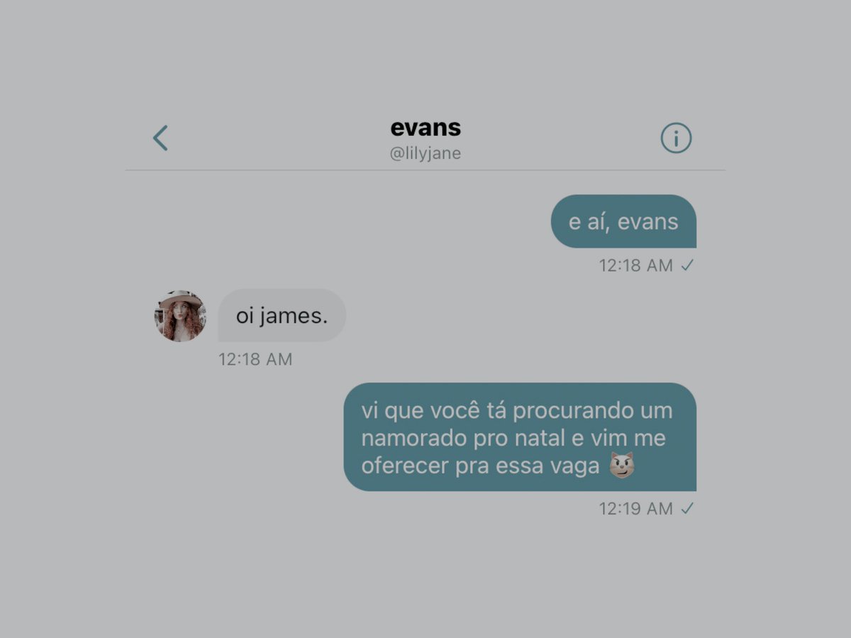 ALEXDUNPHIES's tweet photo. ⠀⠀ ⠀ ❛ holidate | jily text!au

— em que, lily evans é pressionada durante todos os feriados pela mãe a arrumar um namorado e, como solução para seu problema, ela decide fazer um post no twitter em busca de um “holidate”. https://t.co/ldaDBrbHlV