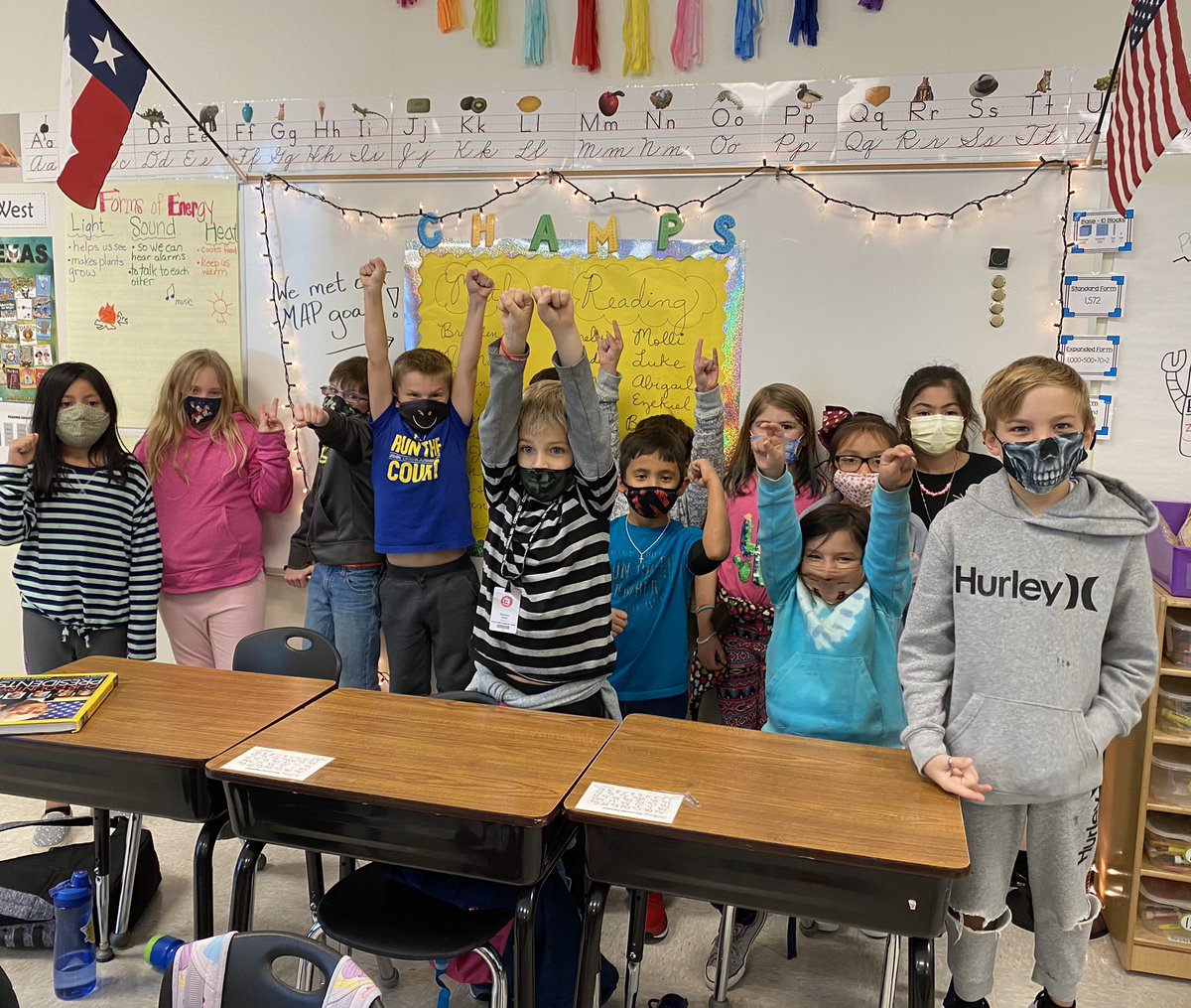 ChristyMcComb's tweet photo. And today, we celebrate the students making their Reading MAP goal! #goals @ClearElementary @CSES_2ndgrade https://t.co/k2Yf9d0yQI